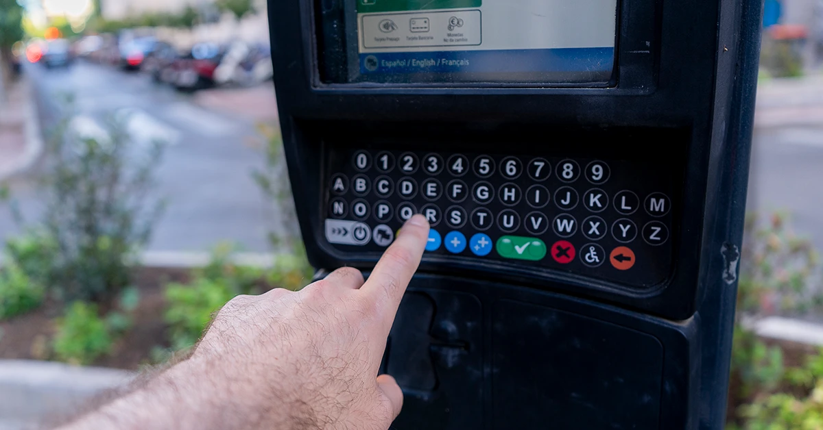 parking in Spain - parking meter