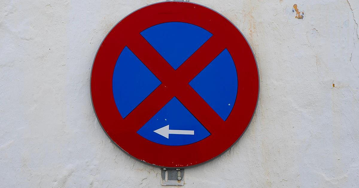 no parking in Spain