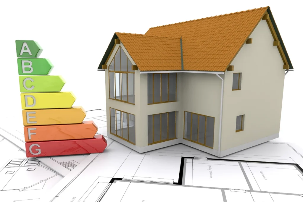 The photograph depicts energy efficiency in Spain.