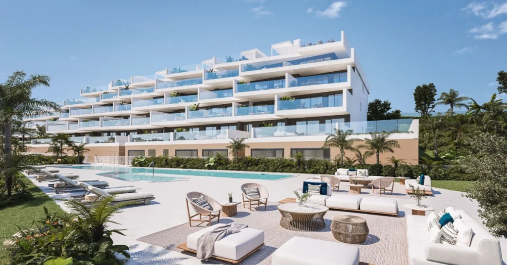 What do properties in Spain offer on the primary market in different price ranges?