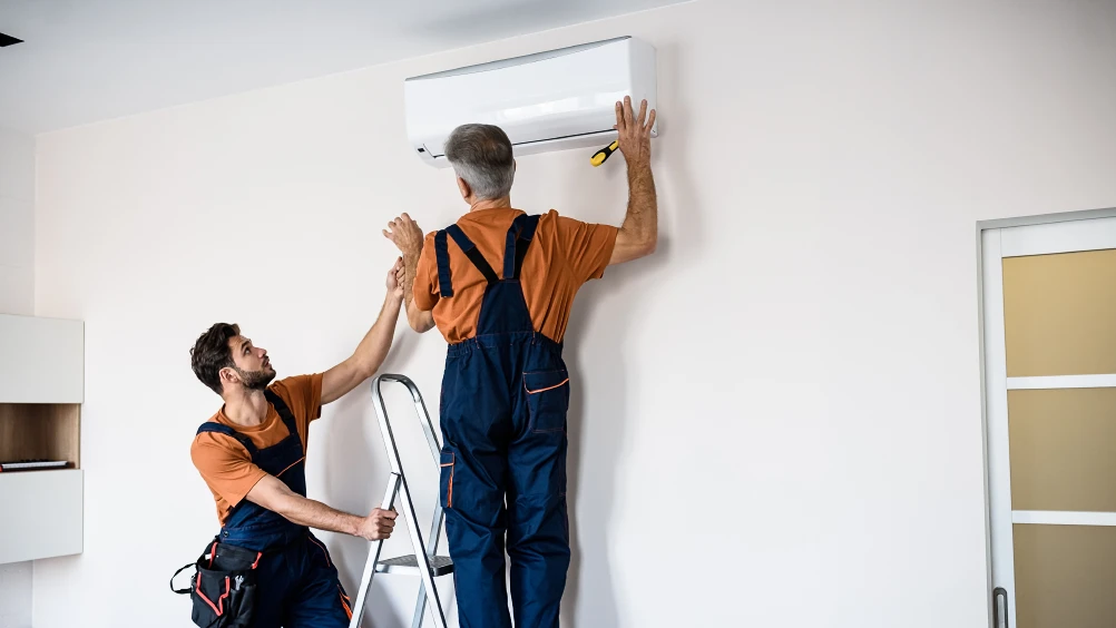 Air conditioning installation