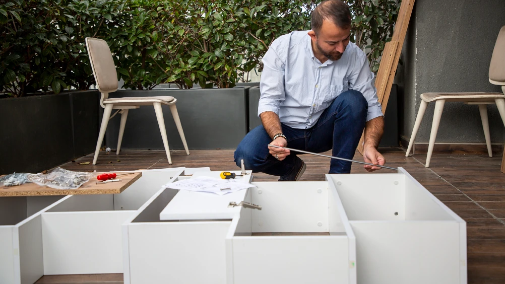 Installation of a kitchen on the terrace and solarium