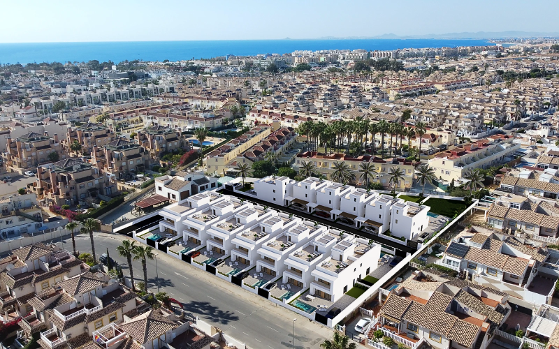 View of properties in La Zenia