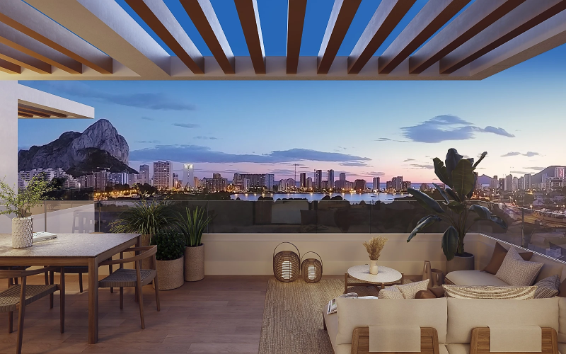 properties with sea view in Calpe