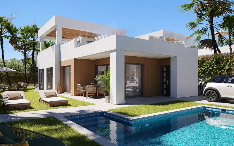 Luxury villa in Benidorm with swimming pool